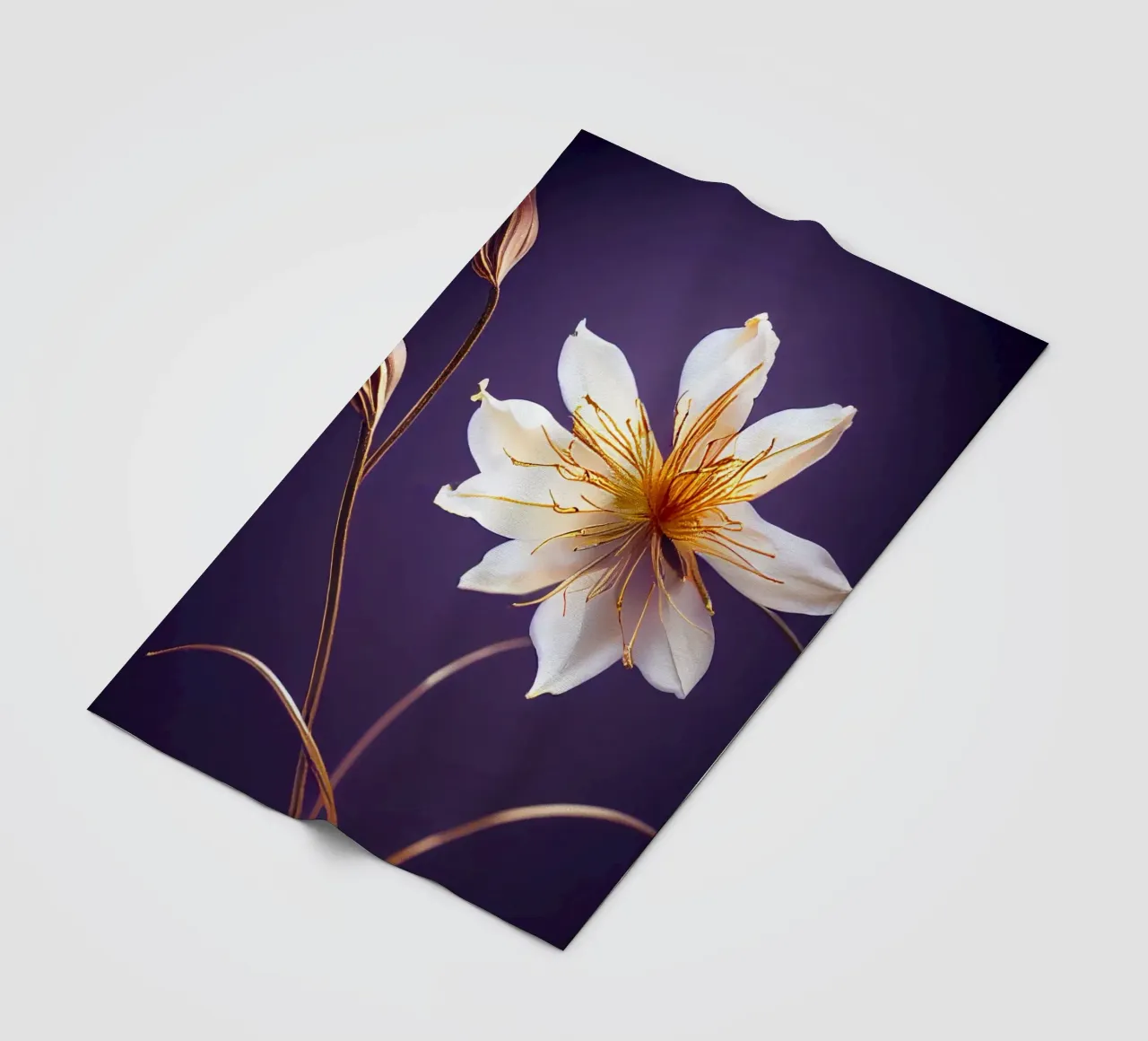 Macro fiore di aquilegia coperta in pile da Bold Blooms