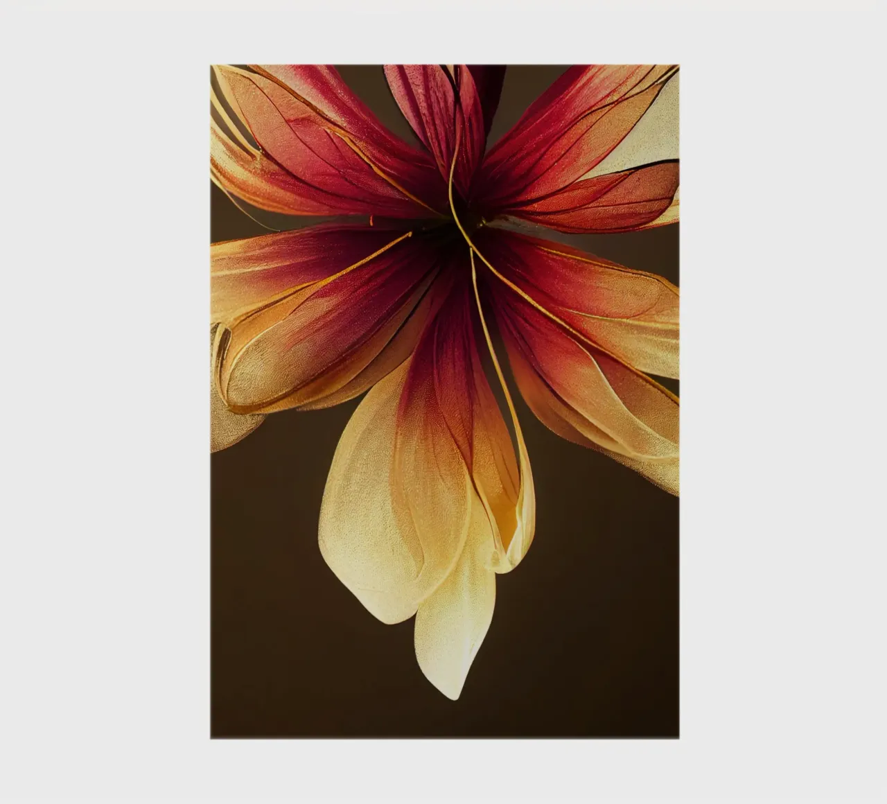 Macro Columbine Flower notebook by Bold Blooms