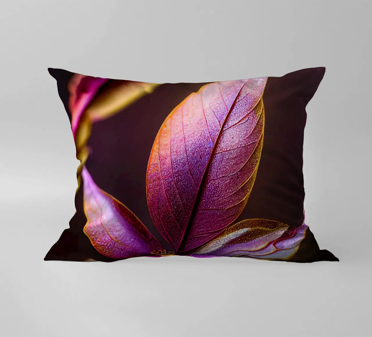 Macro Fleur de myrte commun coussin de Bold Blooms
