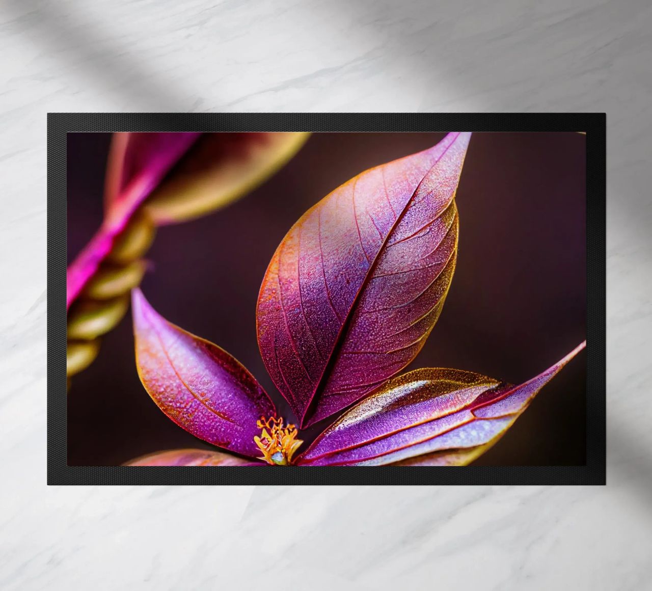 Macro Fiore di mirto comune zerbino da Bold Blooms