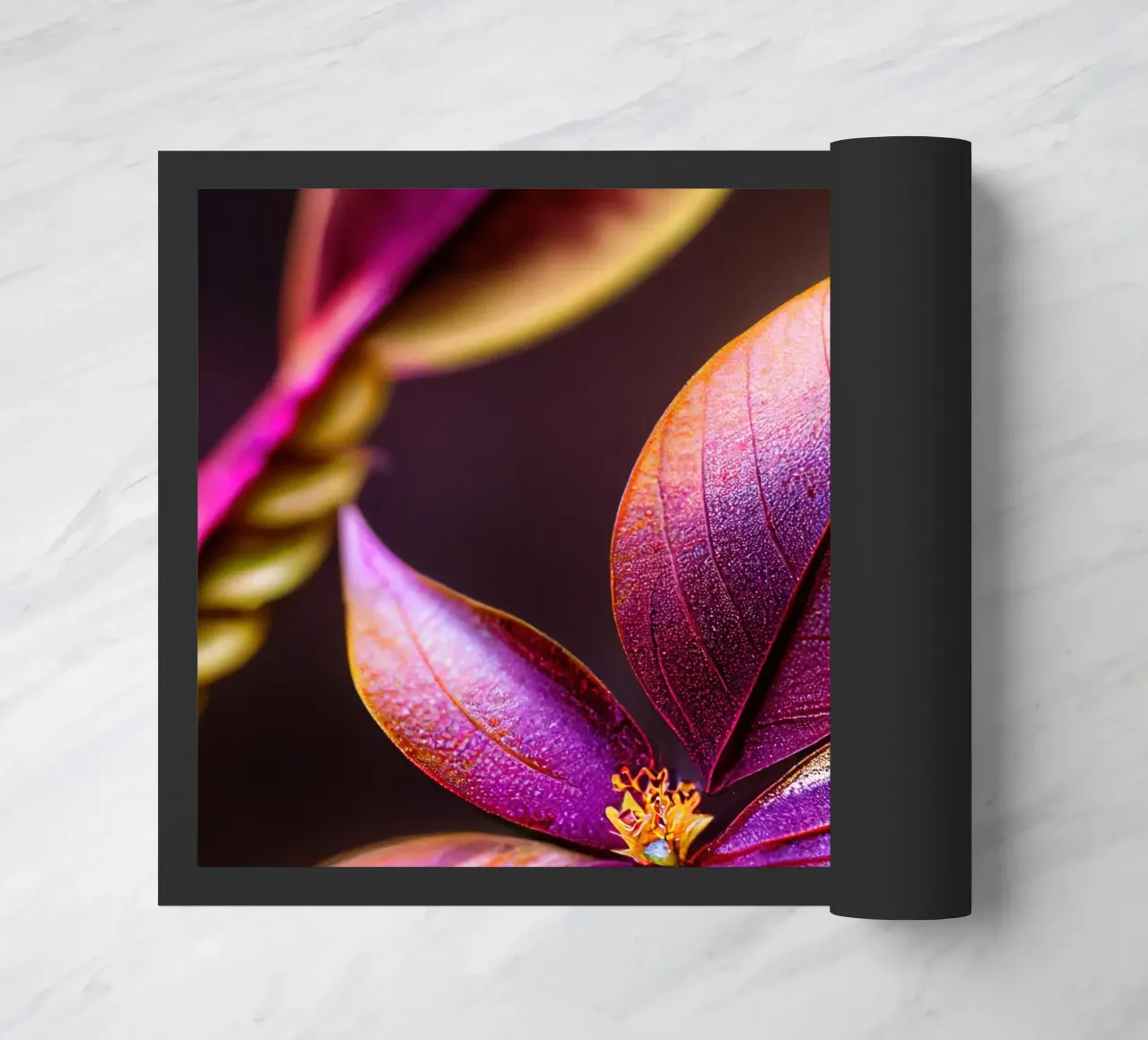 Macro Fiore di mirto comune zerbino da Bold Blooms