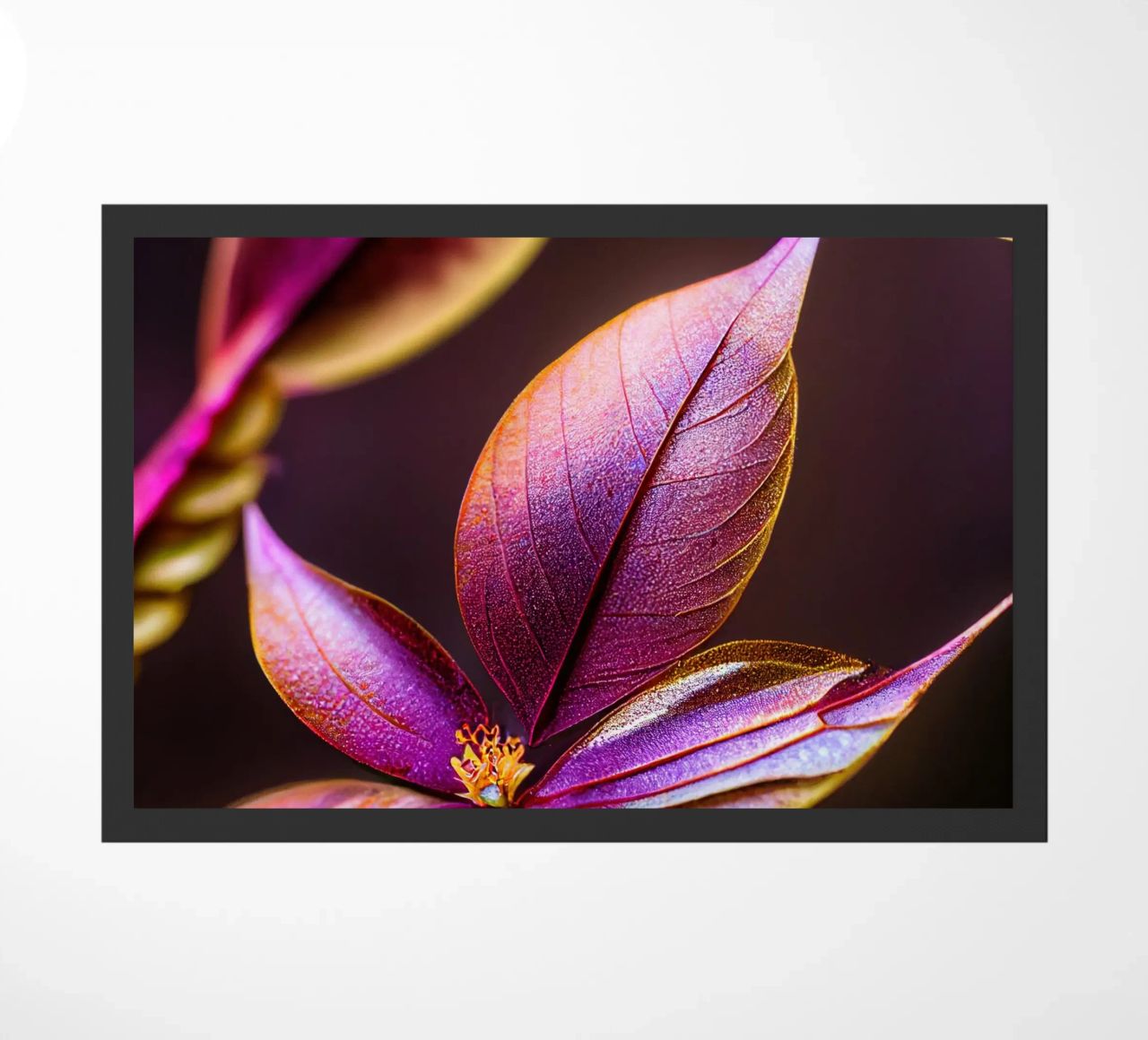 Macro Fiore di mirto comune zerbino da Bold Blooms