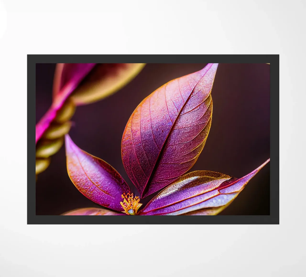 Macro Fiore di mirto comune zerbino da Bold Blooms