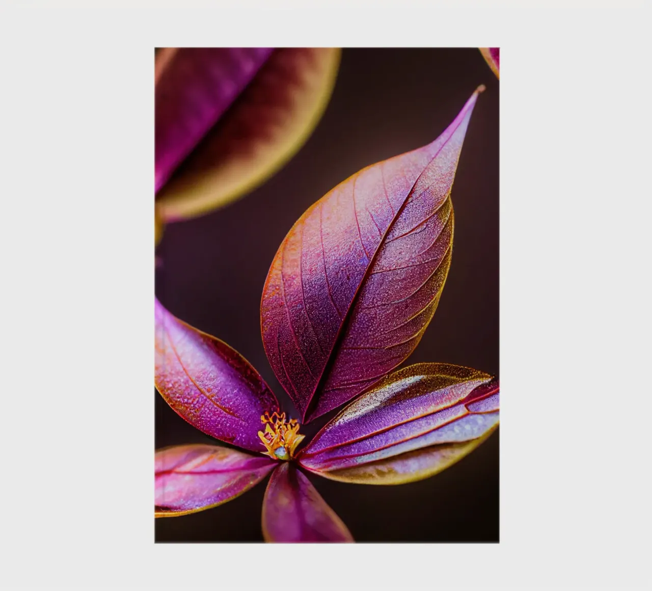 Macro Flor de mirto común cuaderno de Bold Blooms