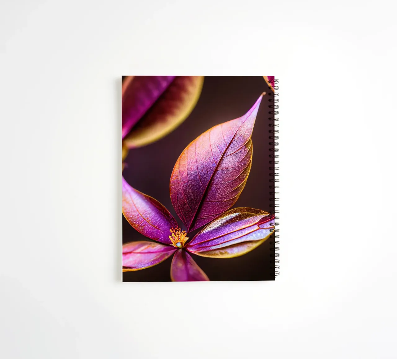 Macro Gewone crape myrtle bloem notitieboek met spiraal van Bold Blooms