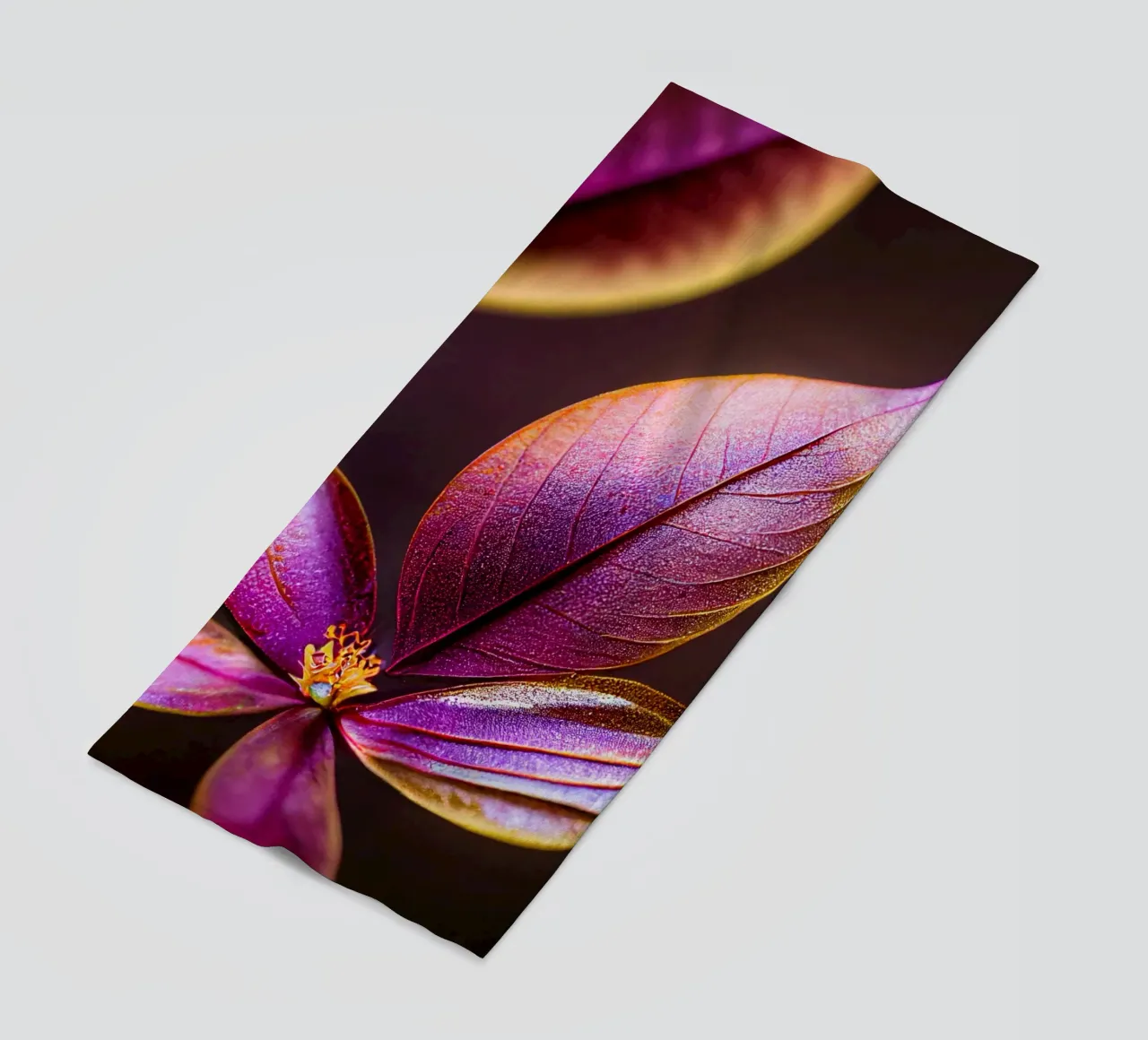 Macro Fiore di mirto comune telo mare da Bold Blooms