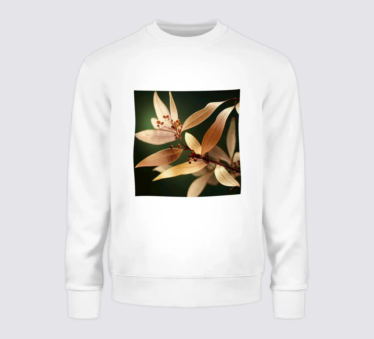 Makro Gewöhnliche Crape Myrtle Blume Sweatshirt von Bold Blooms