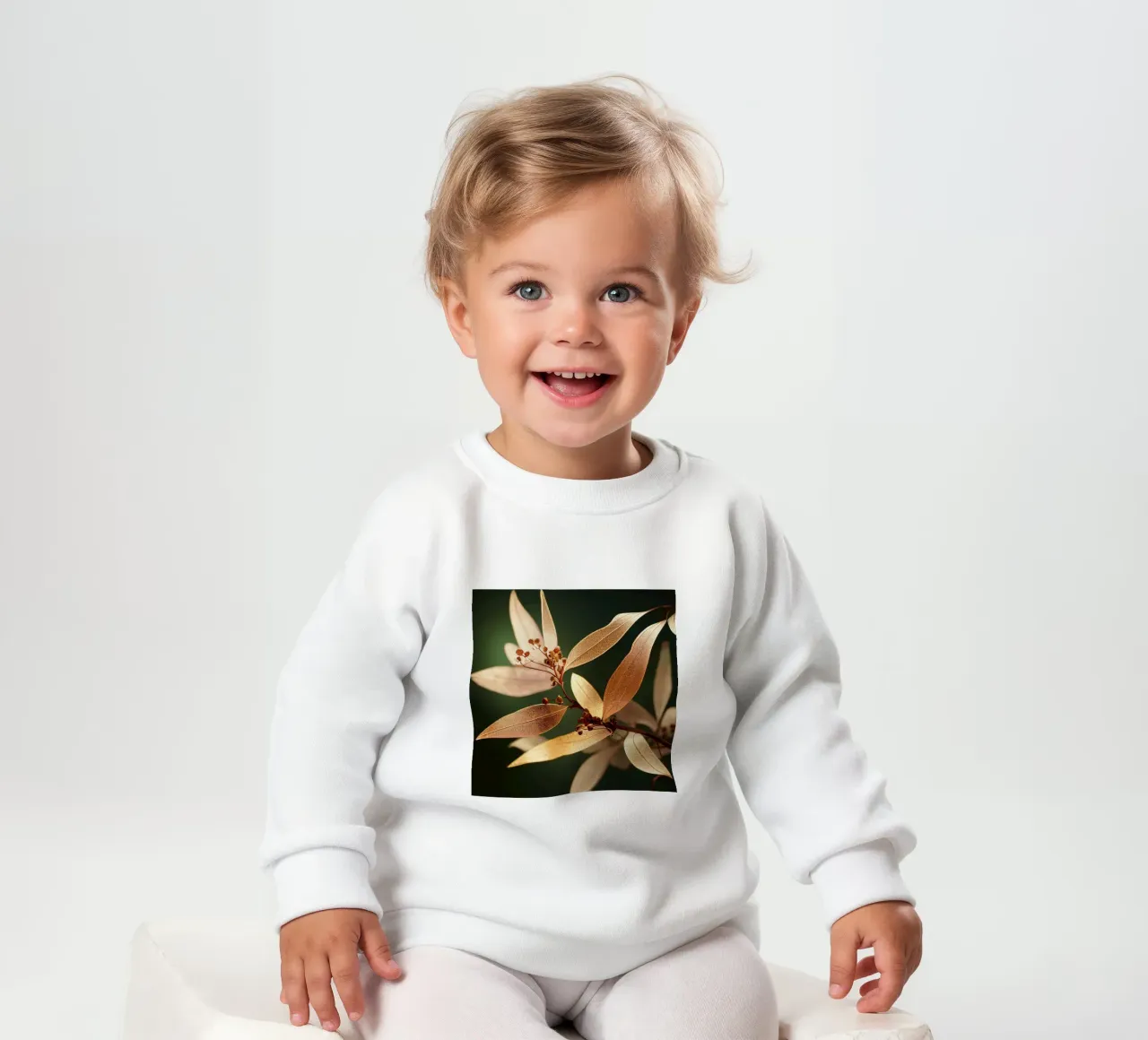 Macro Fleur de myrte commun sweat pour bébé de Bold Blooms
