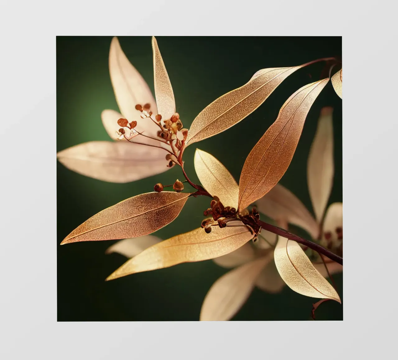 Macro Common Crape Myrtle Flower pvc cover by Bold Blooms