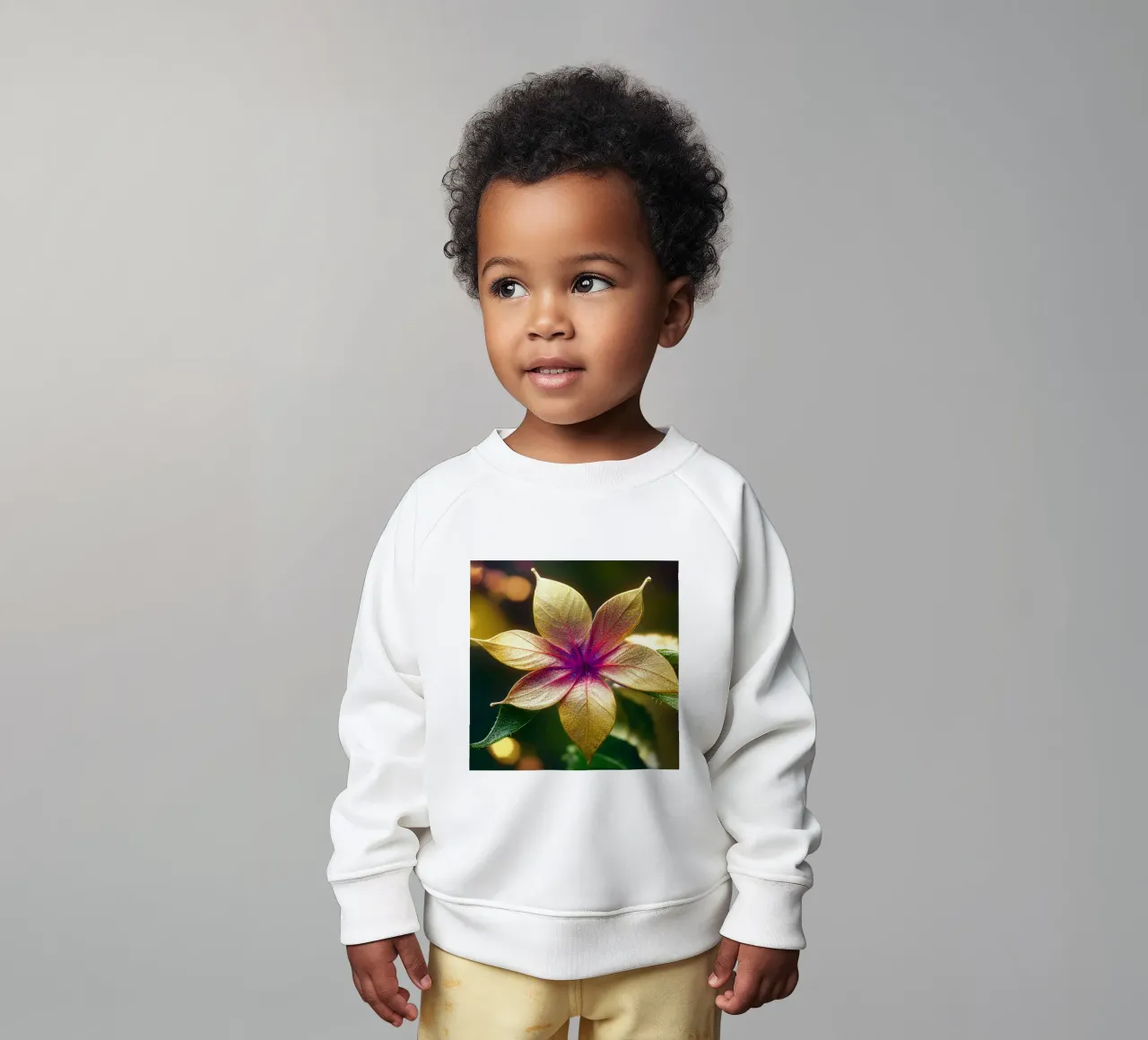 Makro Gewöhnliche Lantana-Blume Baby Sweatshirt von Bold Blooms