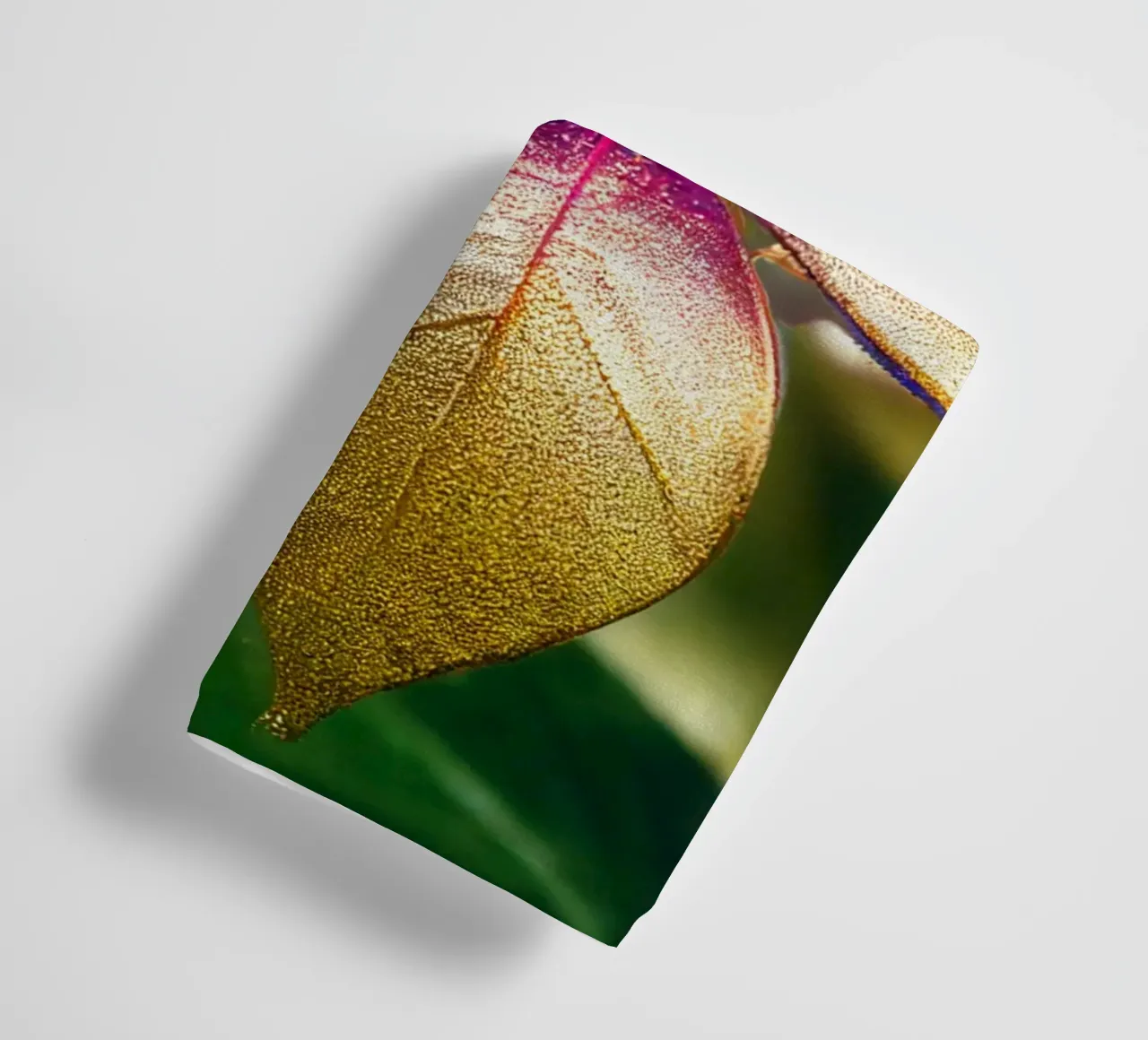 Macro Common Lantana Flower towel by Bold Blooms
