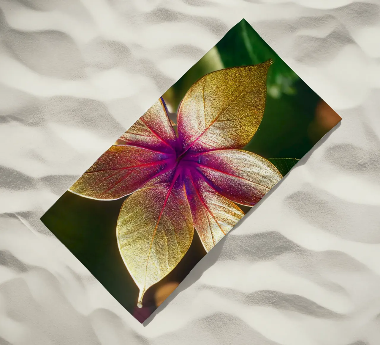 Macro Fleur de Lantana serviette de plage de Bold Blooms