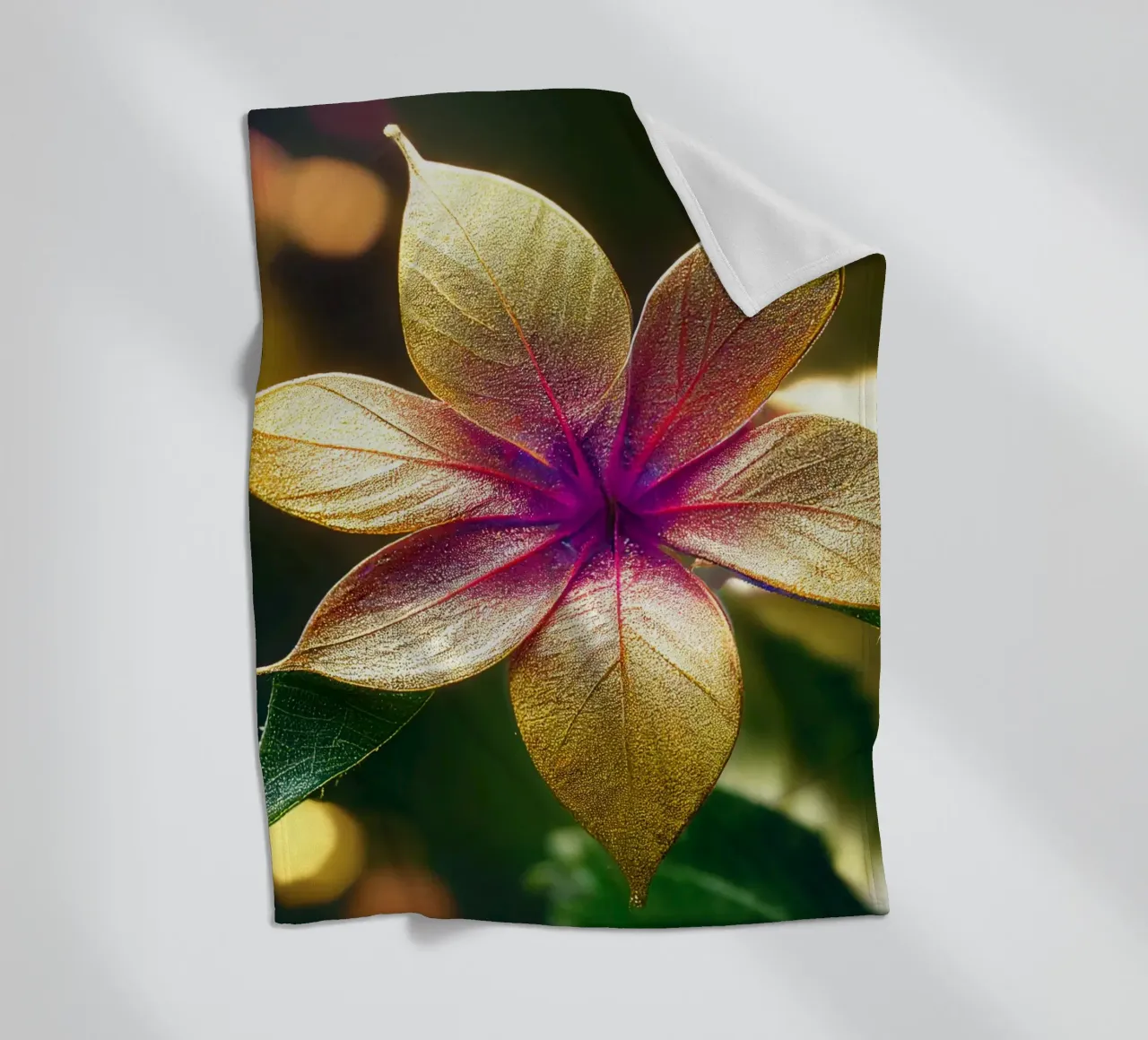Makro Gewöhnliche Lantana-Blume Fleecedecke von Bold Blooms