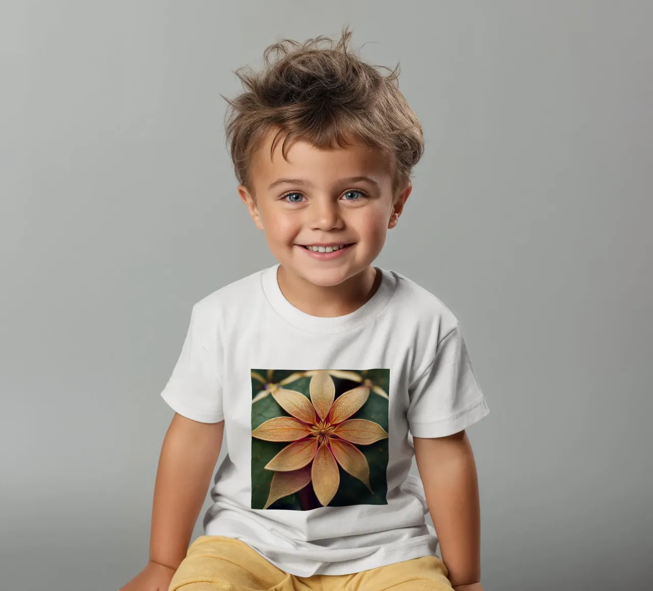 Macro Fiore di lantana comune t-shirt bambini da Bold Blooms