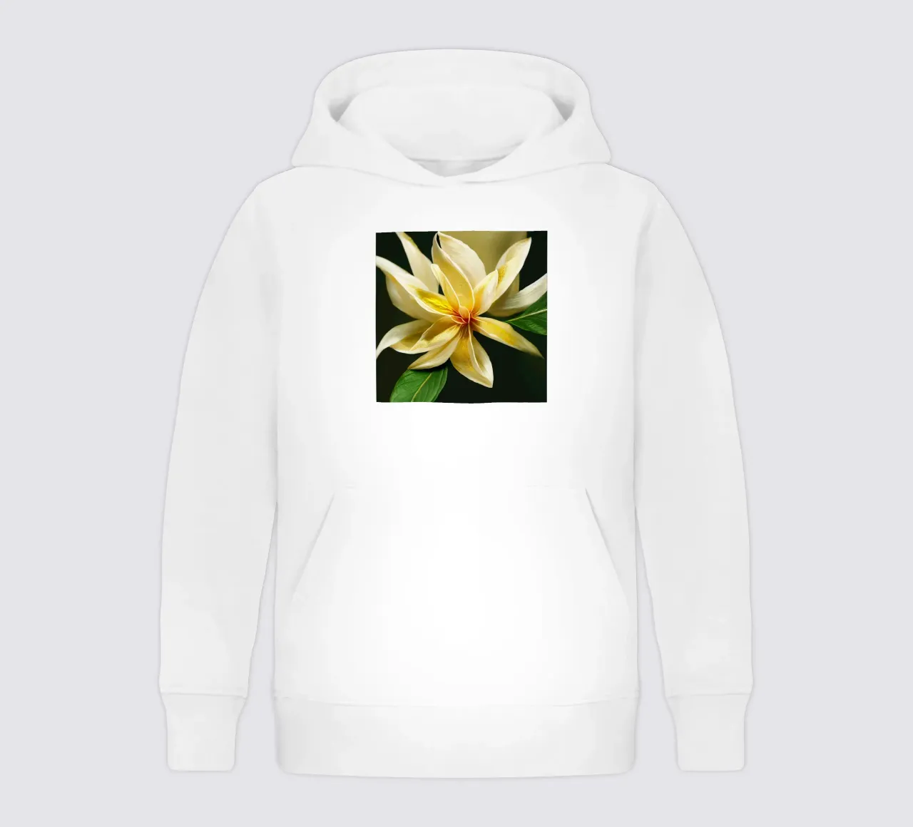 Macro fiore di gelsomino crapa felpa bambino con cappuccio da Bold Blooms