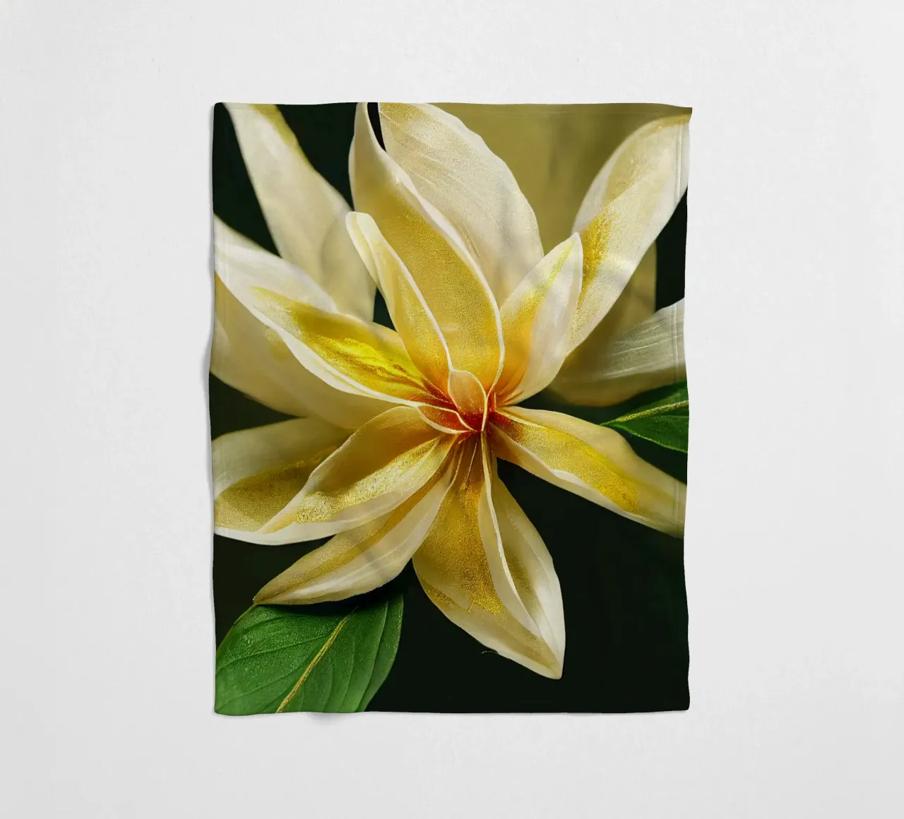 Macro fiore di gelsomino crapa coperta in pile da Bold Blooms