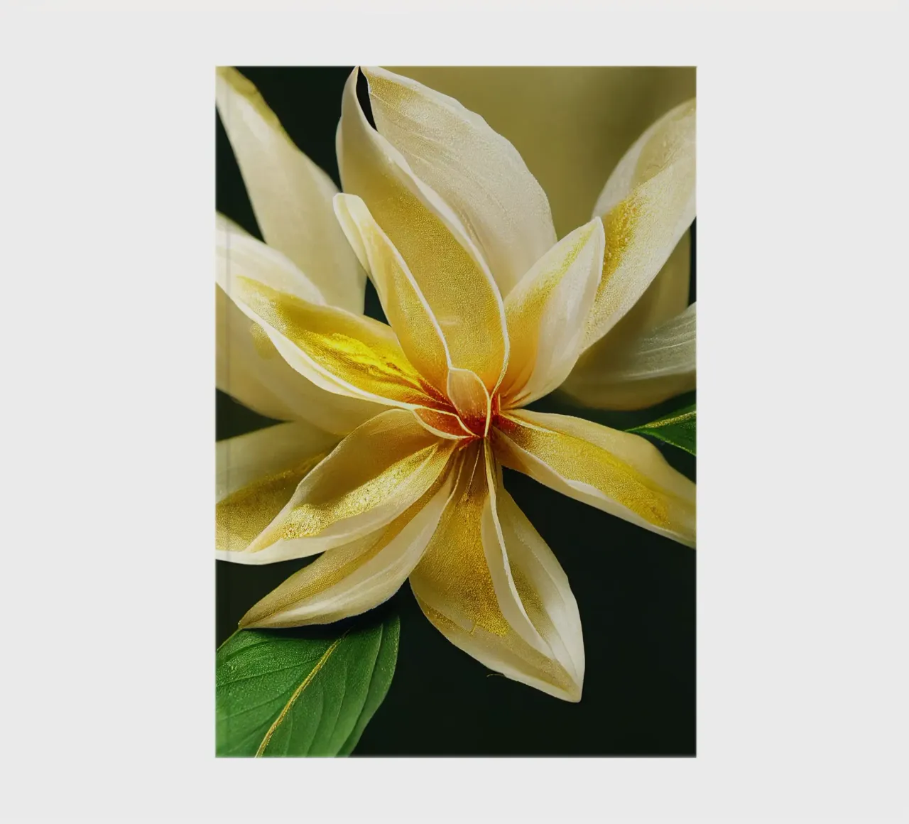 Fleur de jasmin macroscopique carnet de notes de Bold Blooms