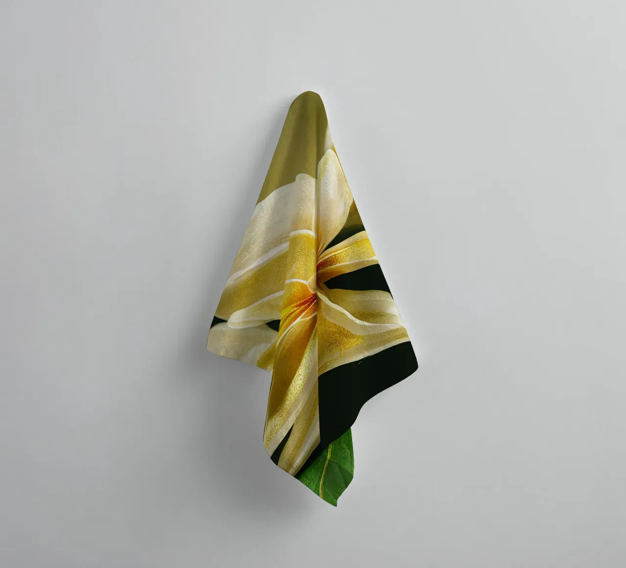 Macro Crape Jasmine Flower towel by Bold Blooms