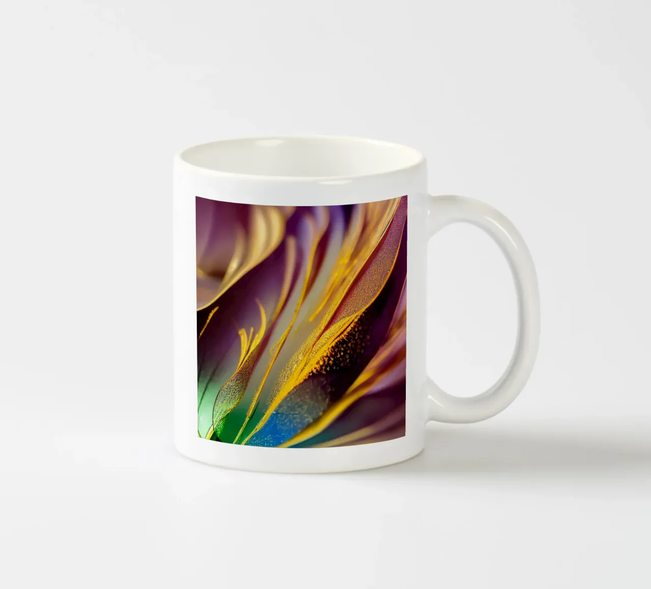 Macro Corona di fiori tazza in ceramica da Bold Blooms