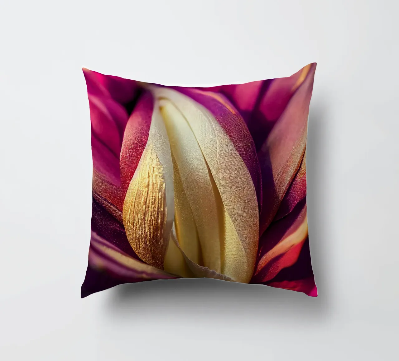 Macro fiore di Dahila cuscino da Bold Blooms