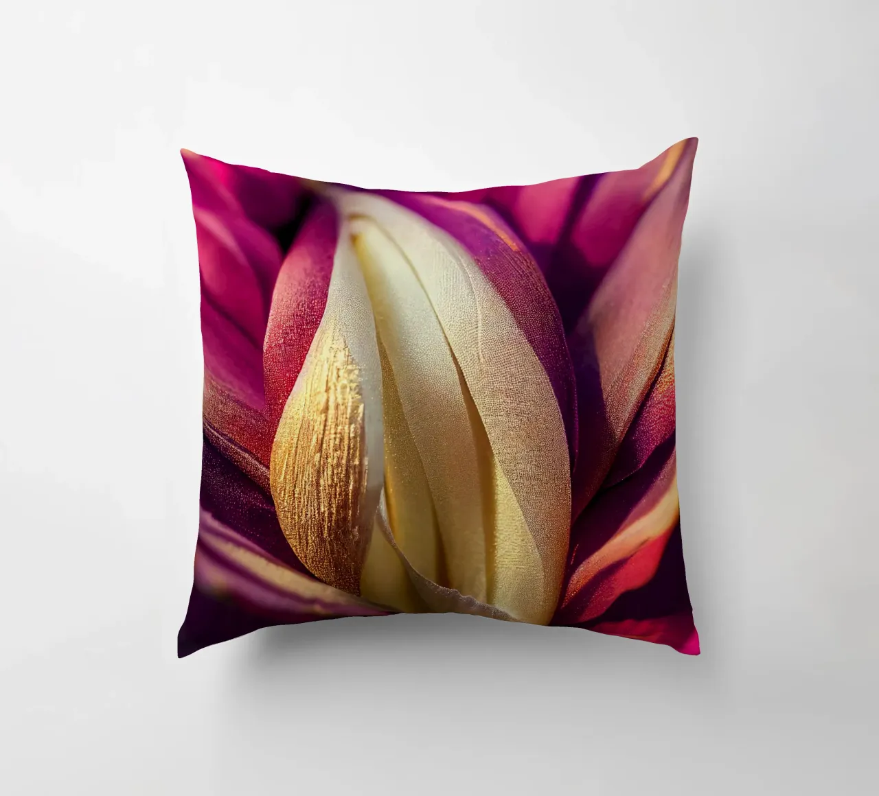 Macro fiore di Dahila cuscino da Bold Blooms