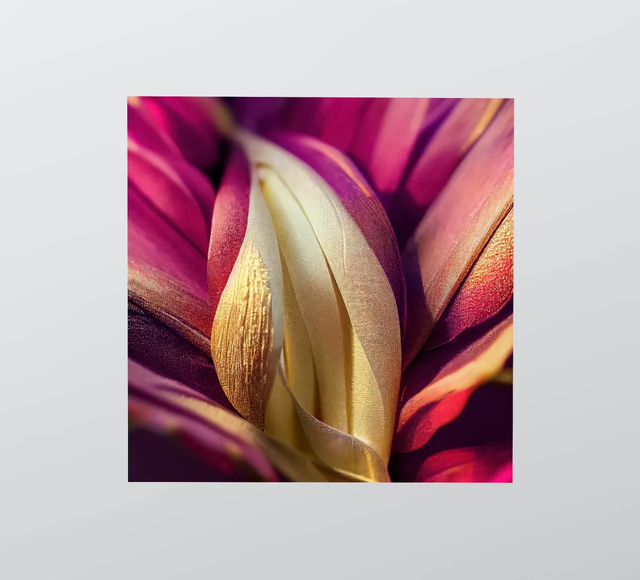 Macro fiore di Dahila adesivo da Bold Blooms