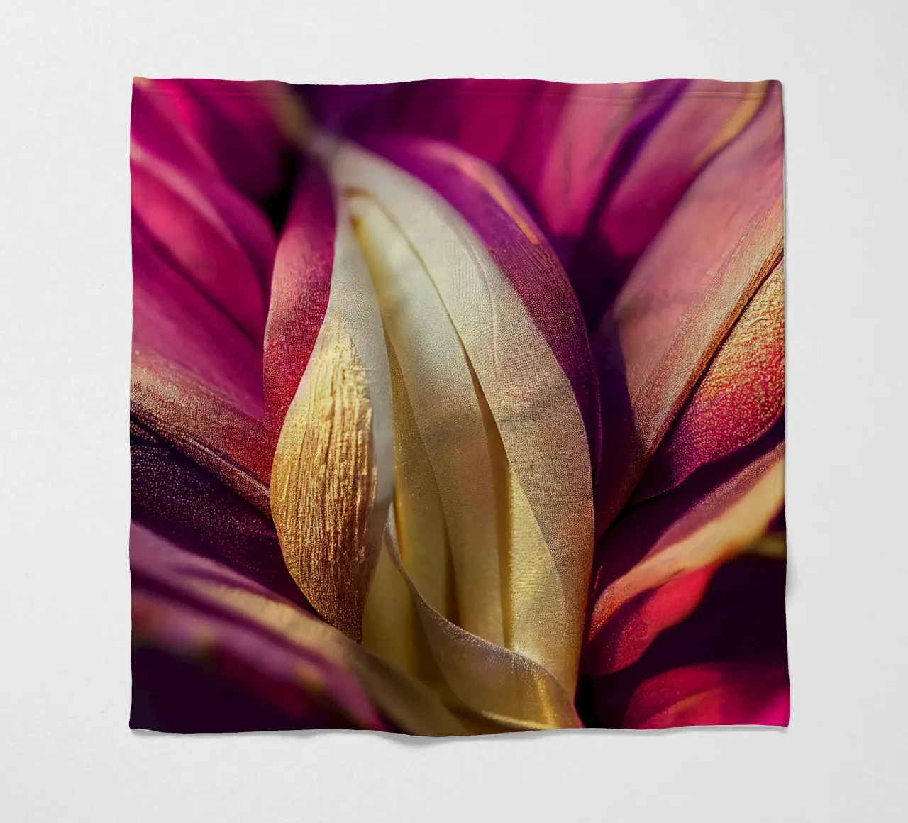 Macro fiore di Dahila coperta in pile da Bold Blooms