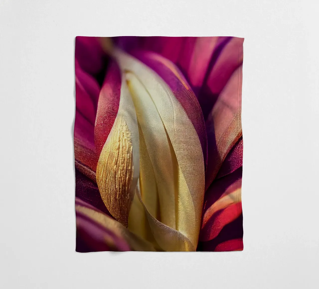 Macro fiore di Dahila coperta in pile da Bold Blooms