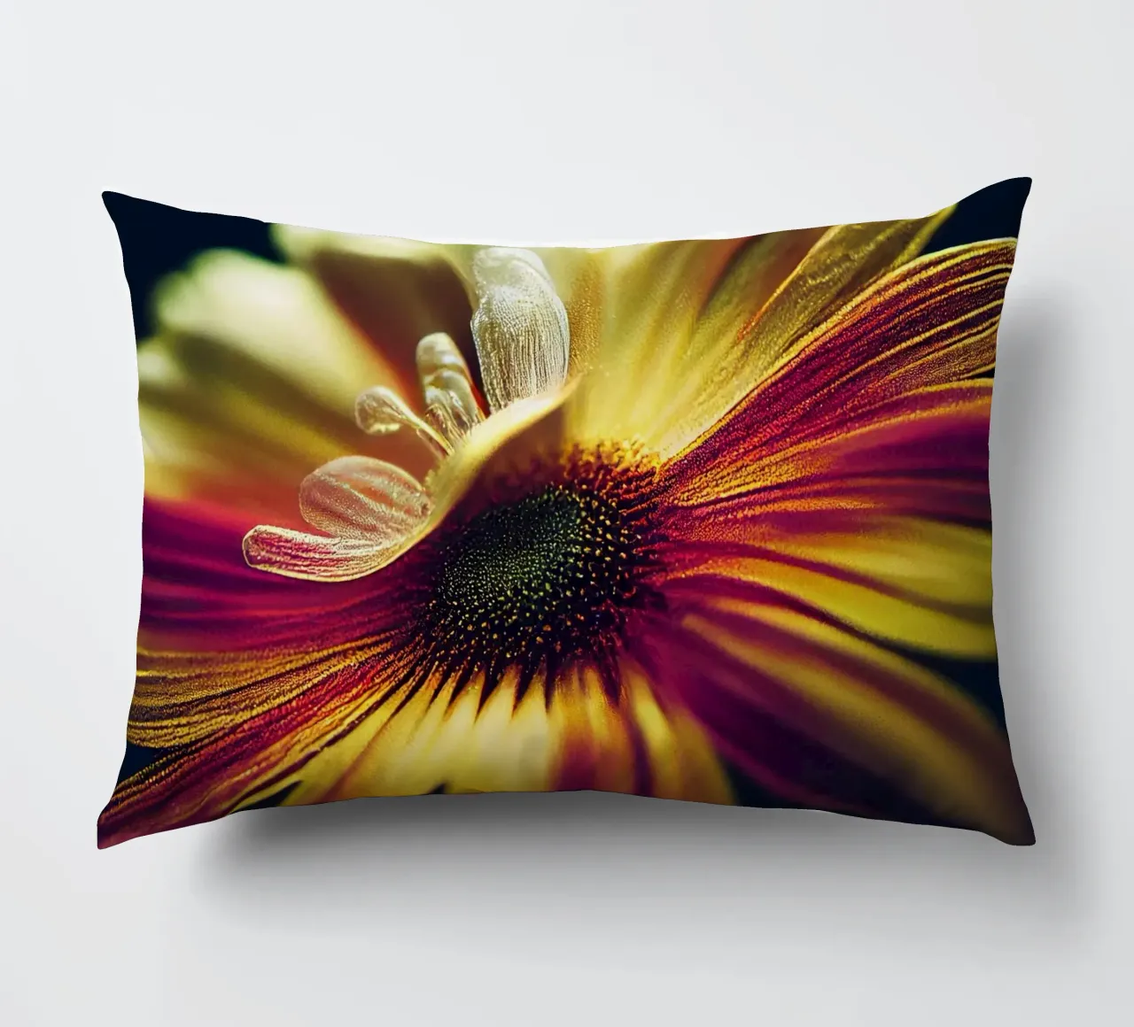 Macro margherita cuscino da Bold Blooms