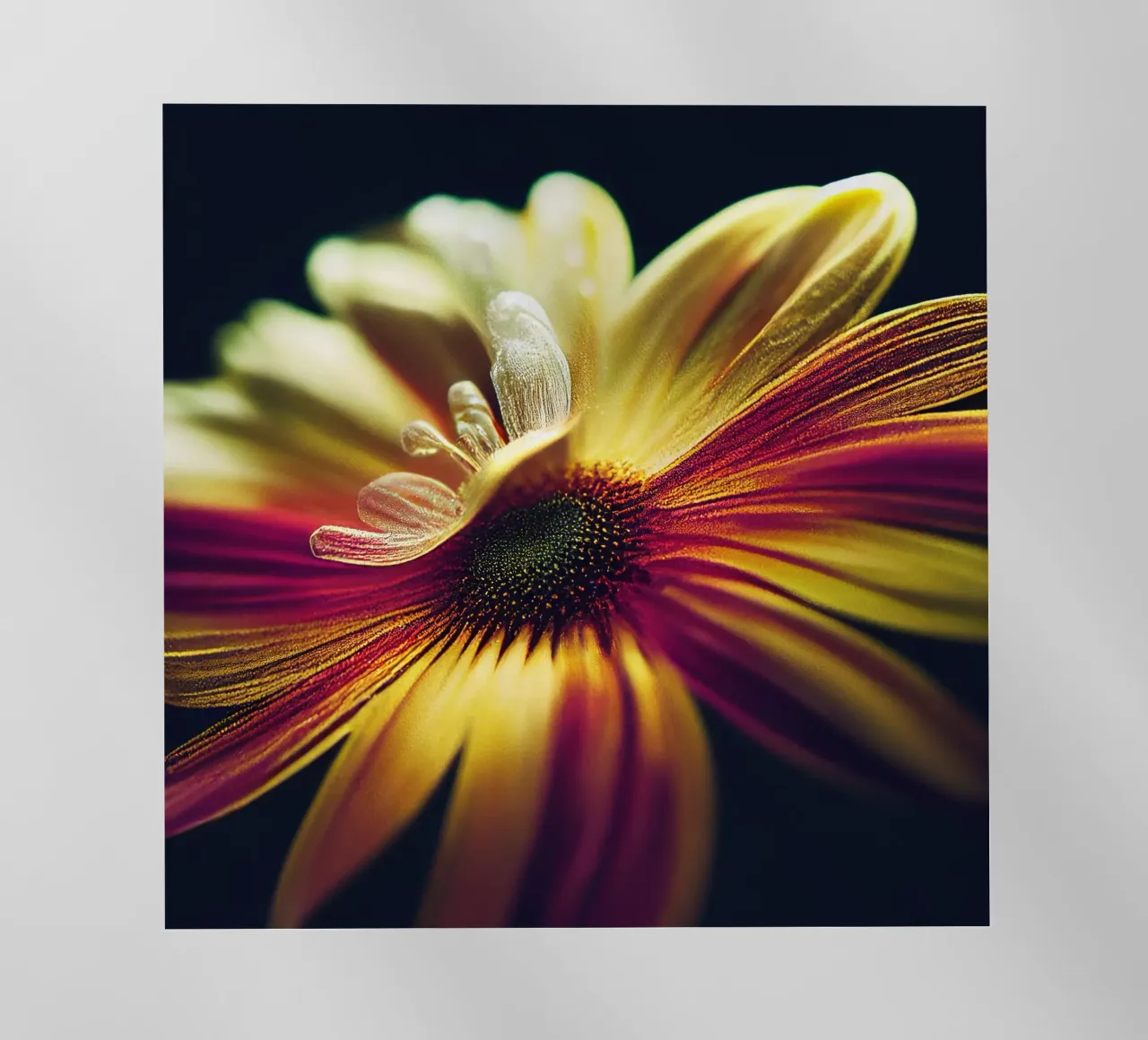 Macro margherita pellicola backlit da Bold Blooms