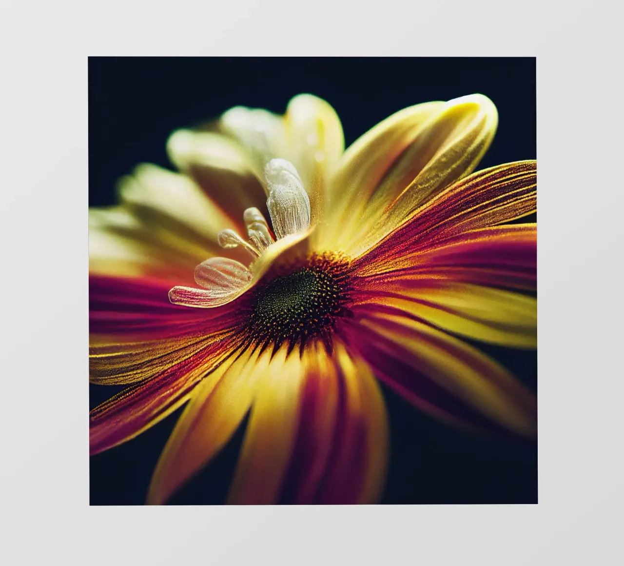 Macro margherita pellicola backlit da Bold Blooms
