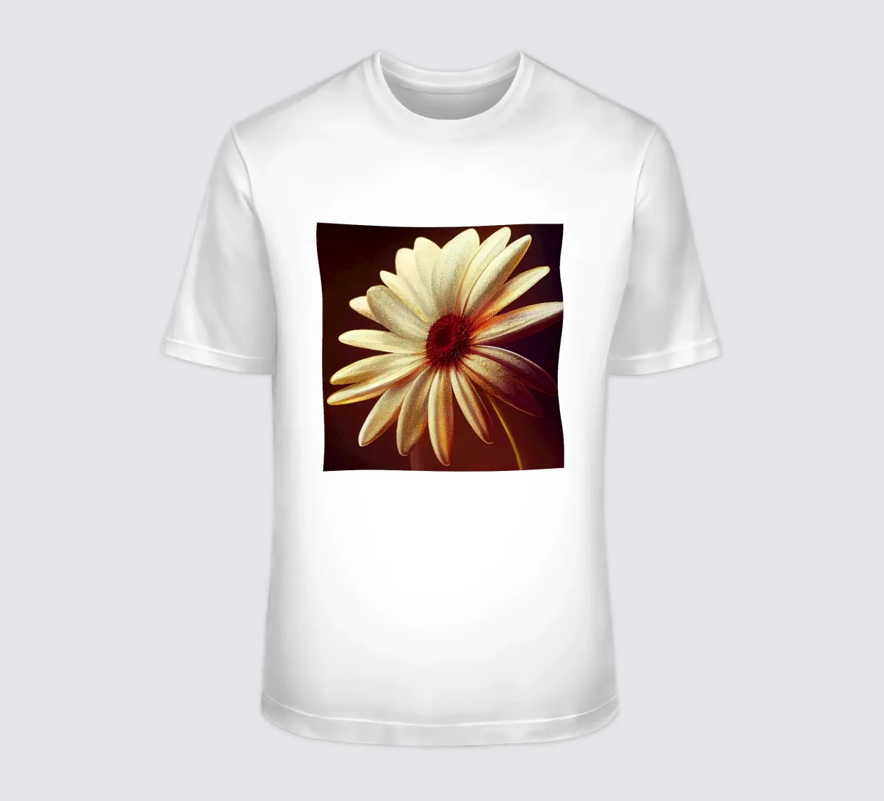 Macro margherita t-shirt da Bold Blooms