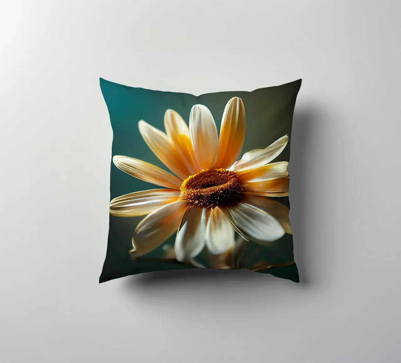 Macro margherita cuscino da Bold Blooms