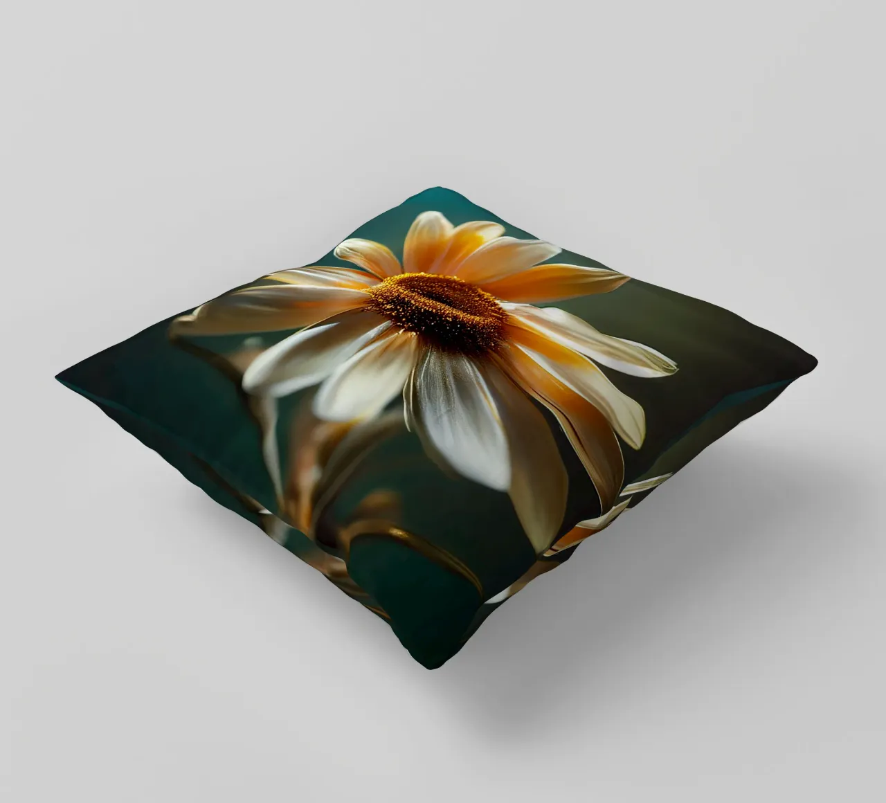 Macro margherita cuscino da Bold Blooms