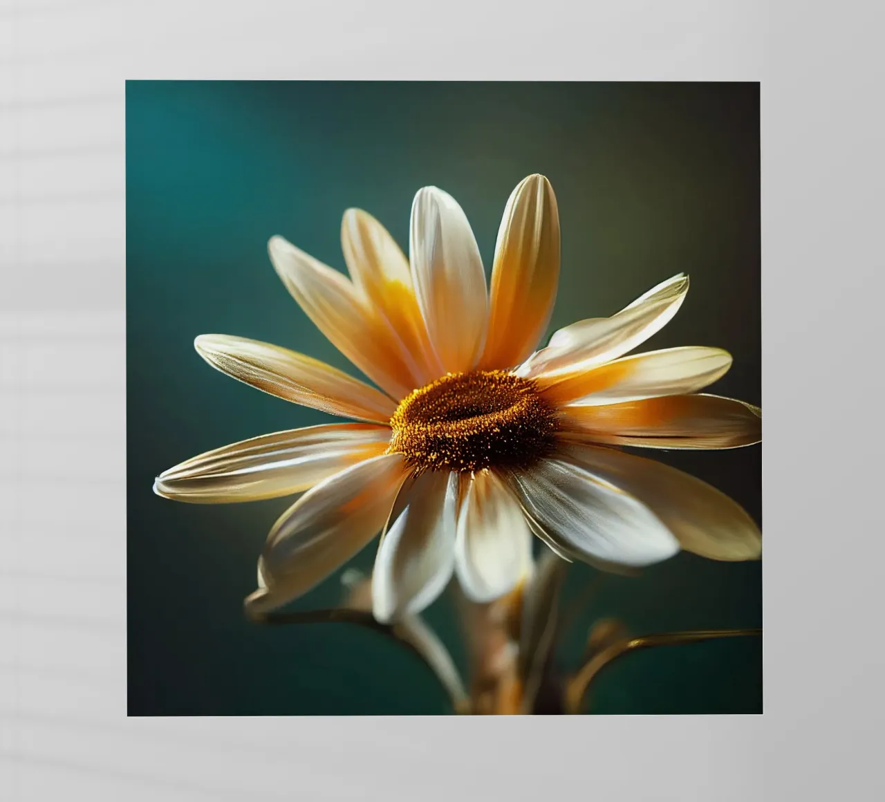 Macro margherita pellicola backlit da Bold Blooms