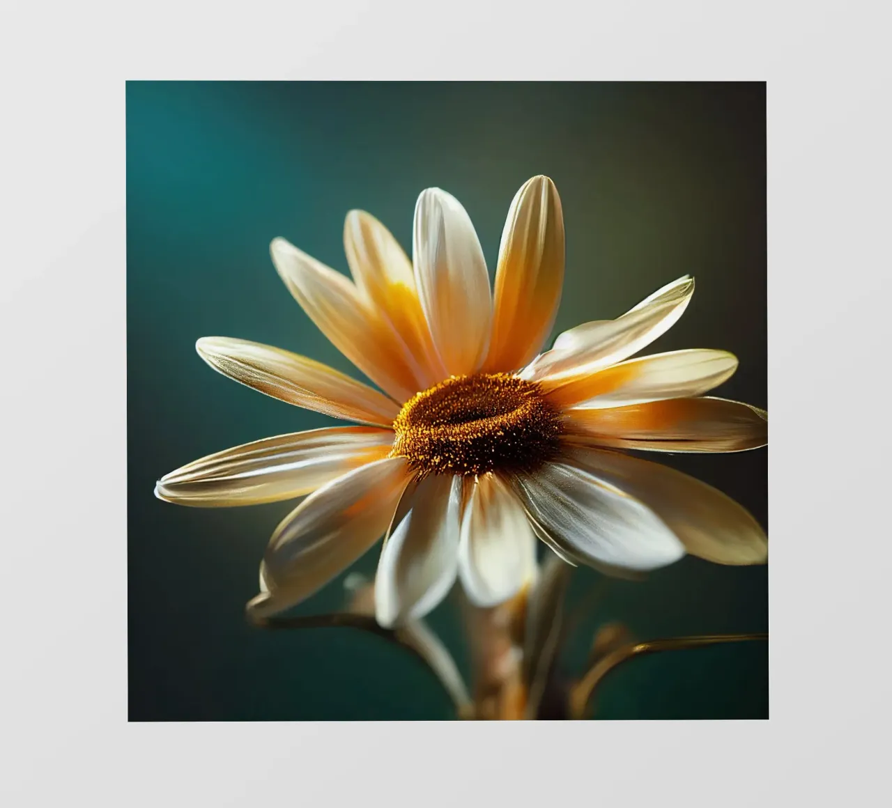 Macro margherita pellicola backlit da Bold Blooms
