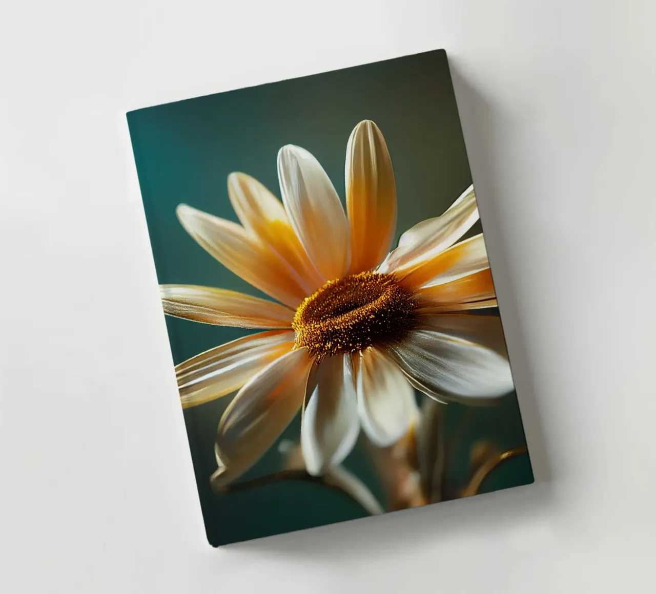 Macro Daisy Flower notebook by Bold Blooms
