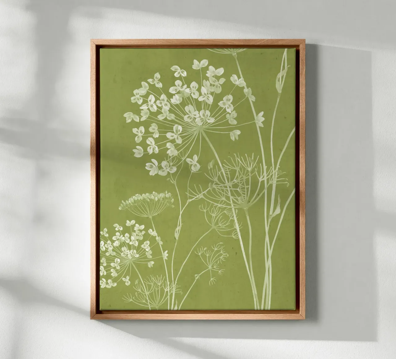 Fiori selvatici 14 tela con Cornice a cassetta da ThingDesign