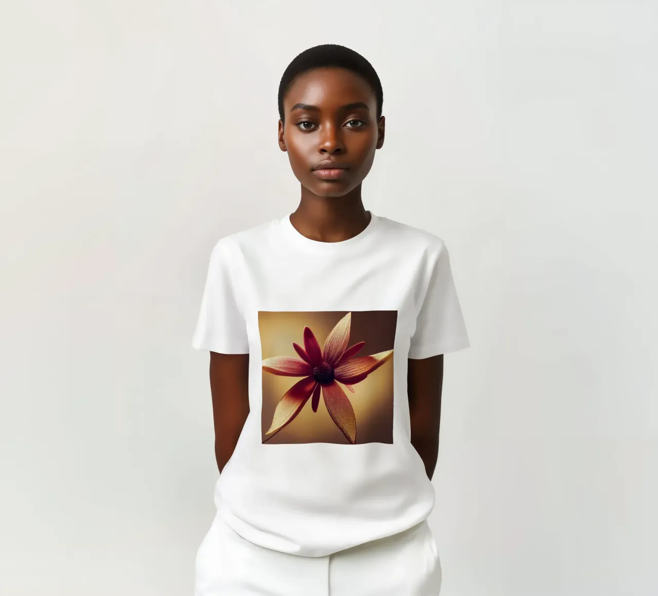 Macro fiore di margherita t-shirt da Bold Blooms
