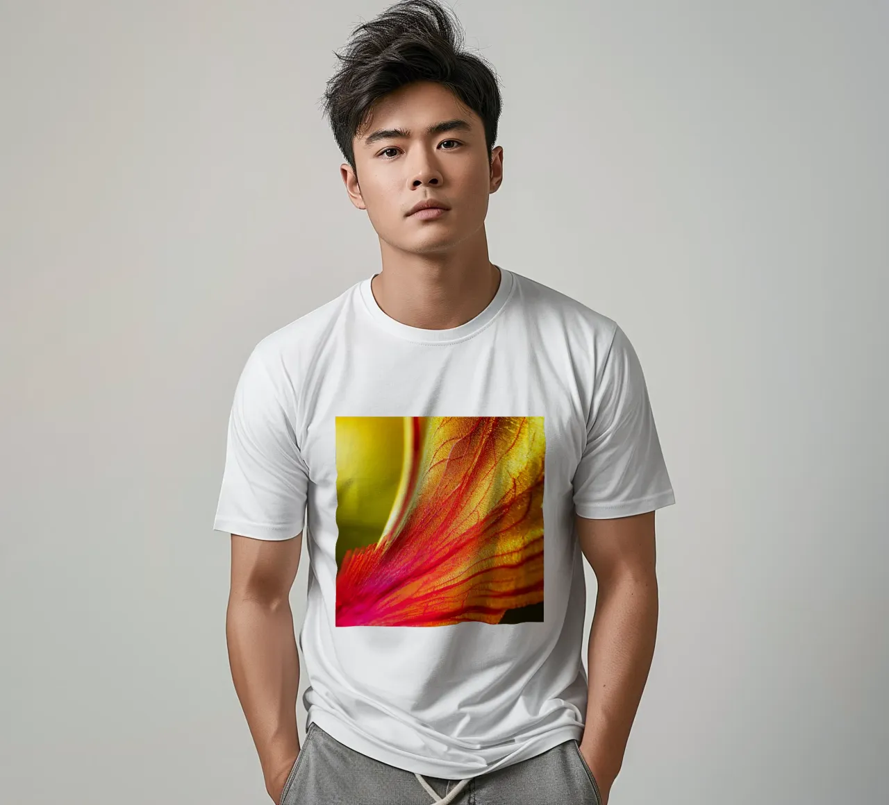 Macro Delonix Regia Flower t-shirt da Bold Blooms