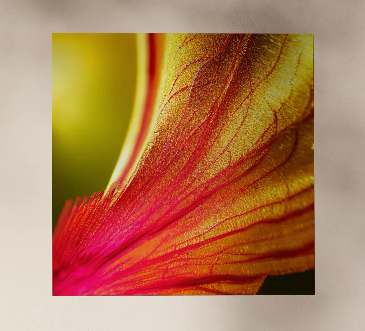 Macro Delonix Regia Flower backlit film by Bold Blooms