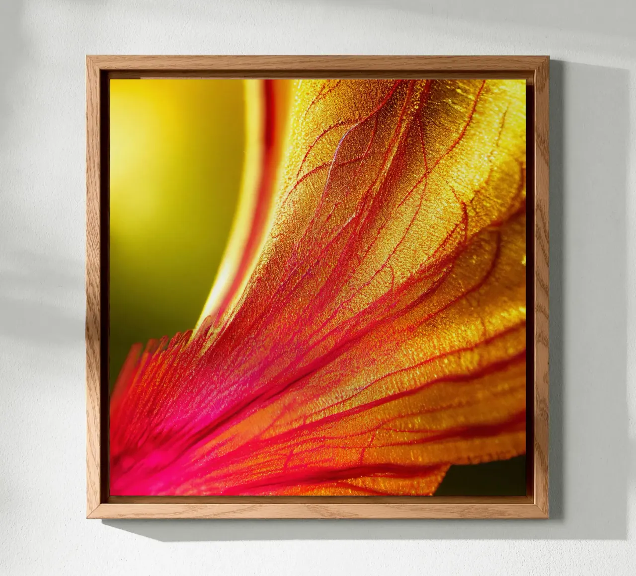 Macro Flor Delonix Regia aluminio dibond de Bold Blooms