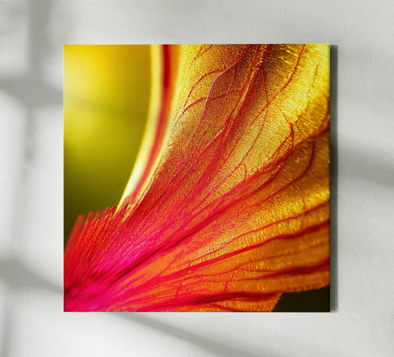 Macro Delonix Regia Flower tela da Bold Blooms