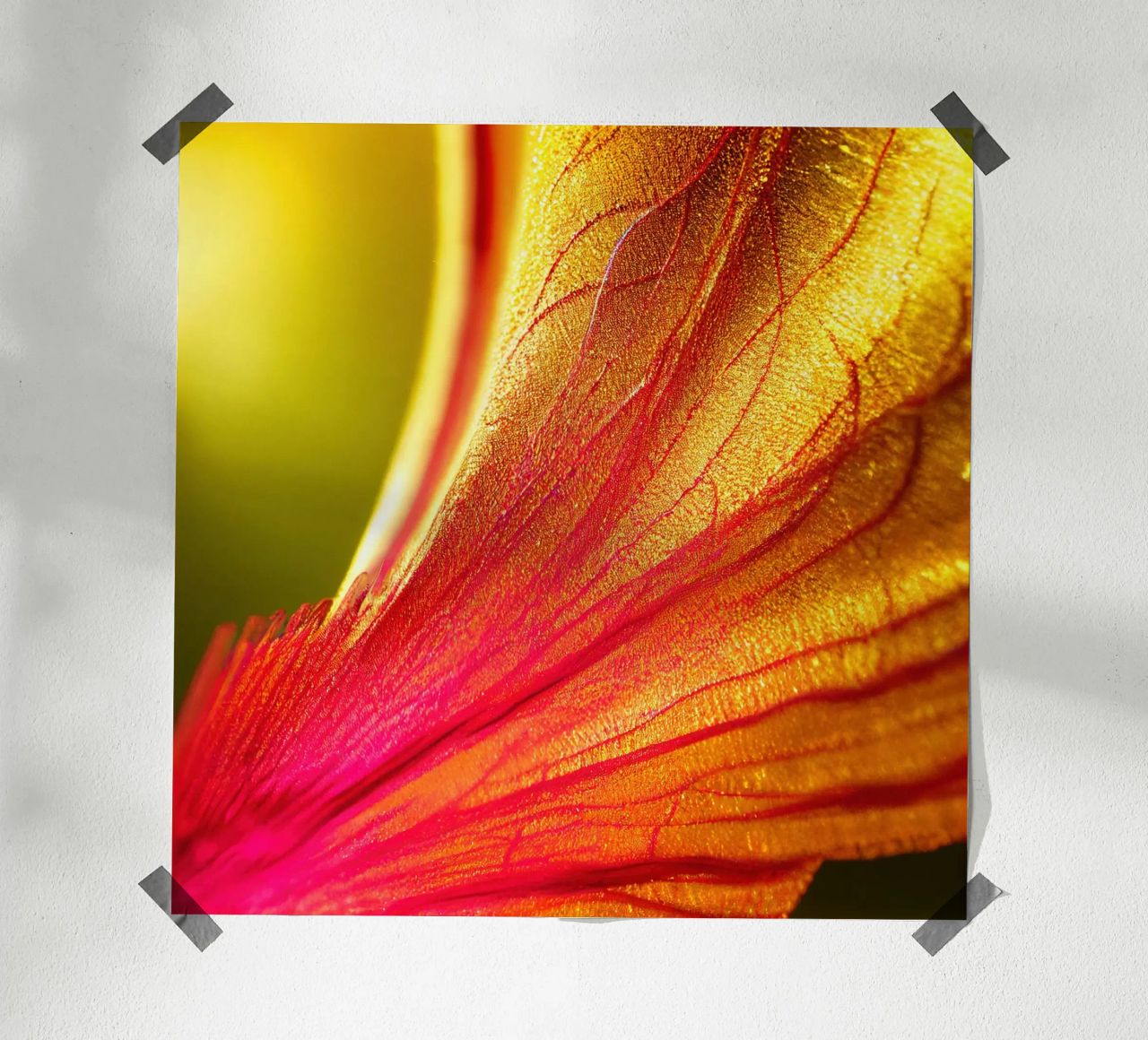 Macro Delonix Regia Flower carta hahnemühle da Bold Blooms