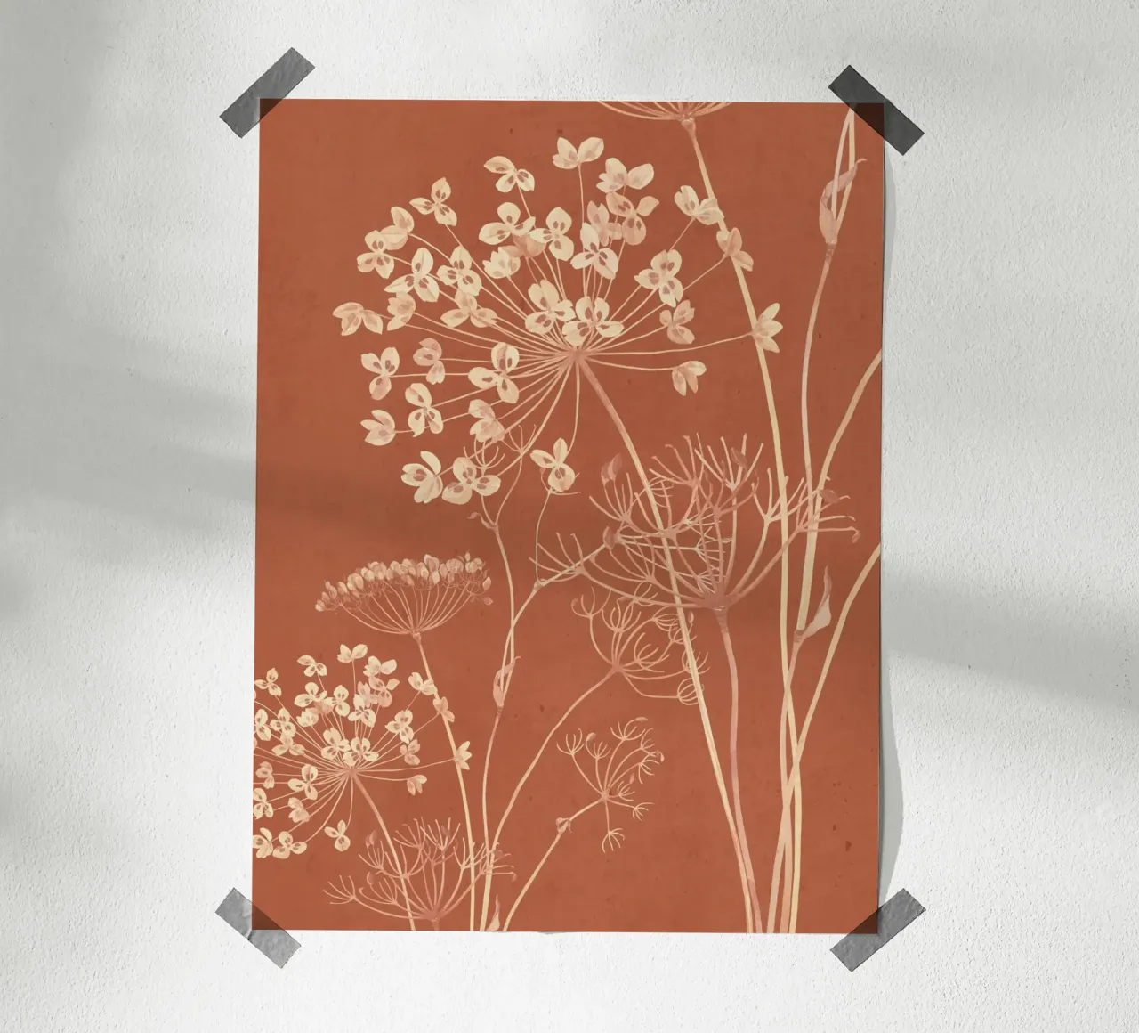 Fiori selvatici 15 poster con telaio in alluminio da ThingDesign