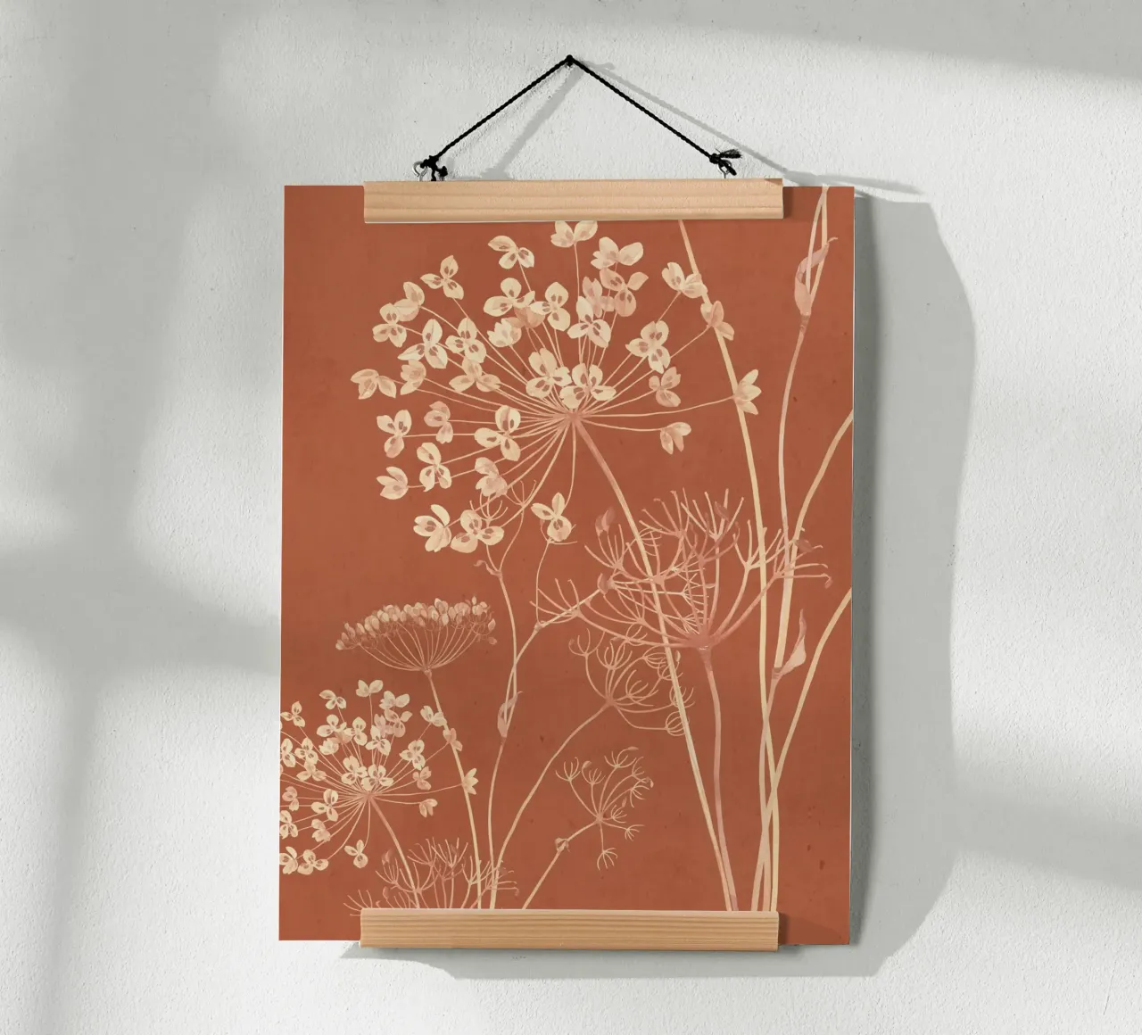 Fiori selvatici 15 poster con telaio in alluminio da ThingDesign