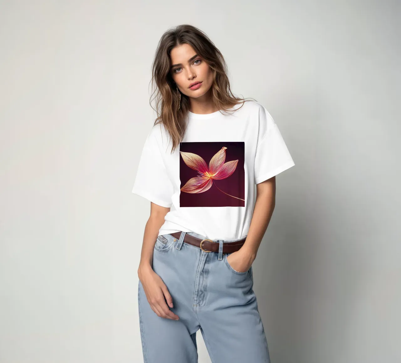 Macro Delonix Regia Flower t-shirt da Bold Blooms