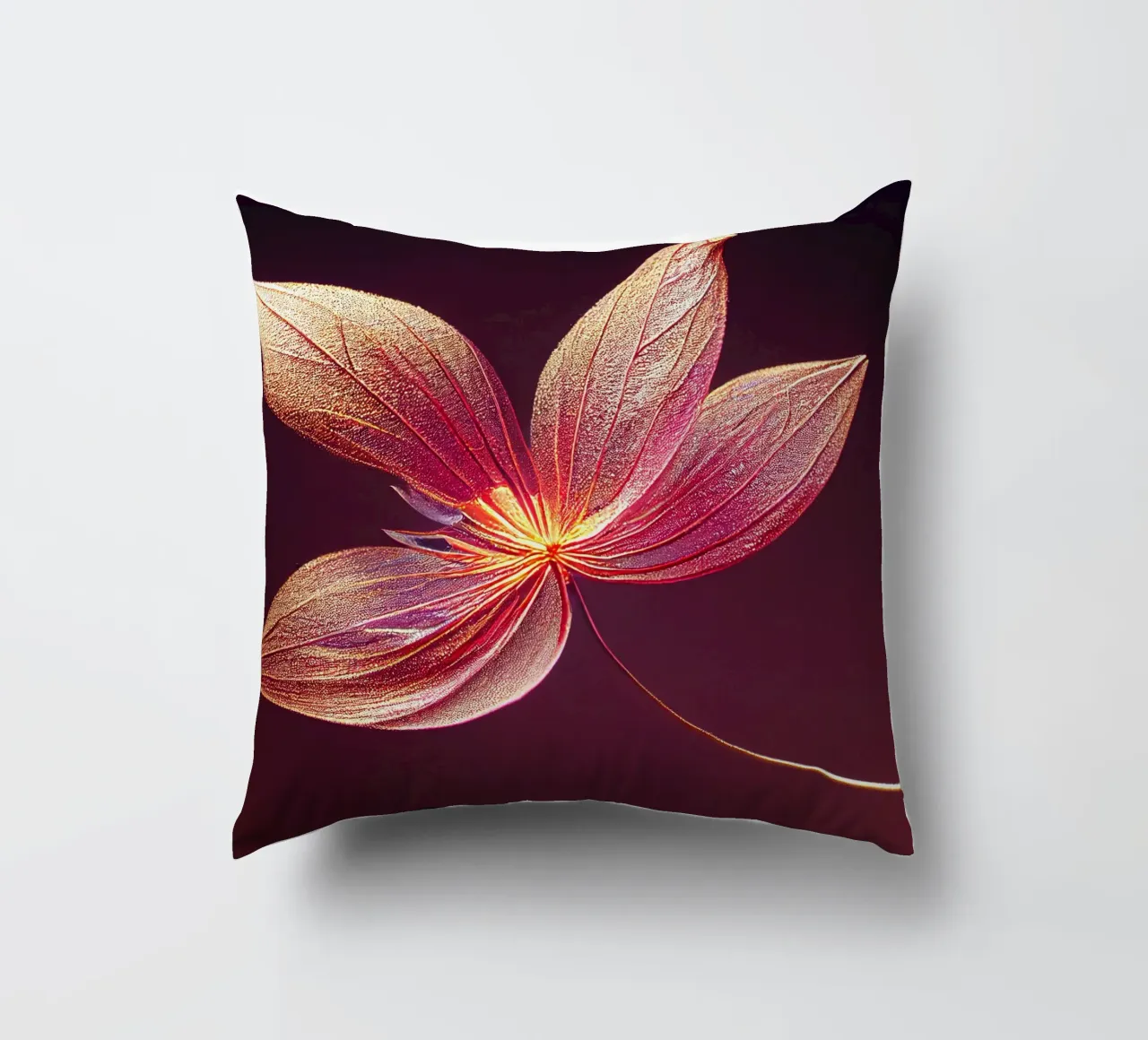 Macro Delonix Regia Flower cuscino da Bold Blooms