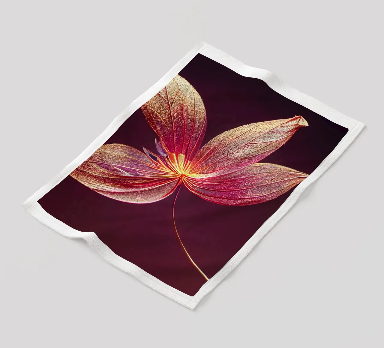 Macro Delonix Regia Flower coperta in pile da Bold Blooms