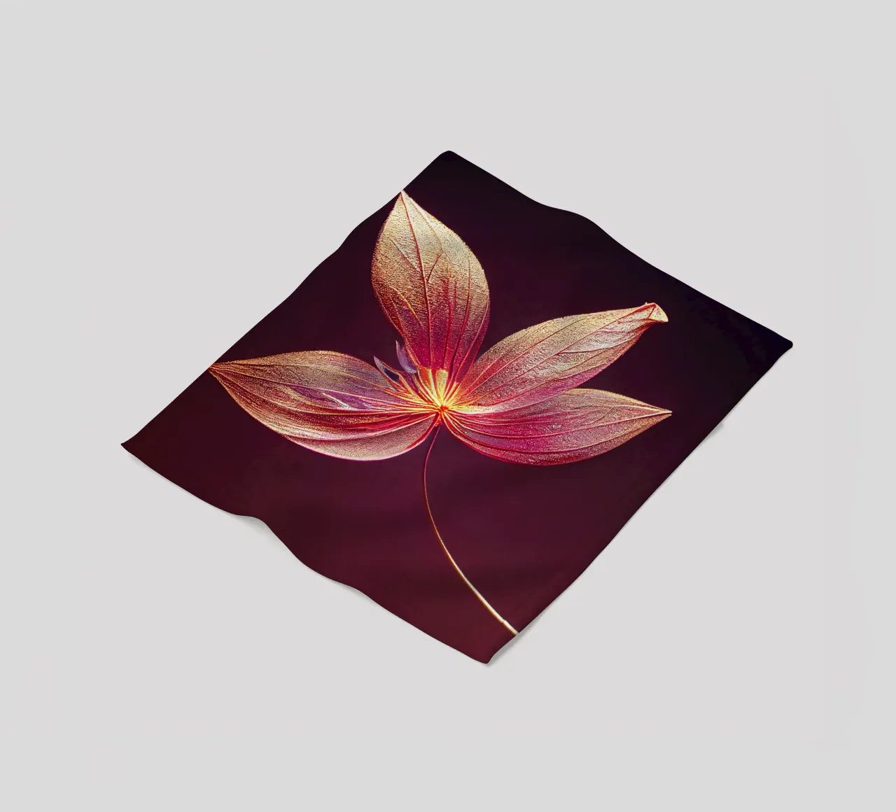 Macro Delonix Regia Flower coperta in pile da Bold Blooms
